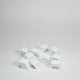 White Wooden Rhombus 10mm Game Pieces 10 Pack