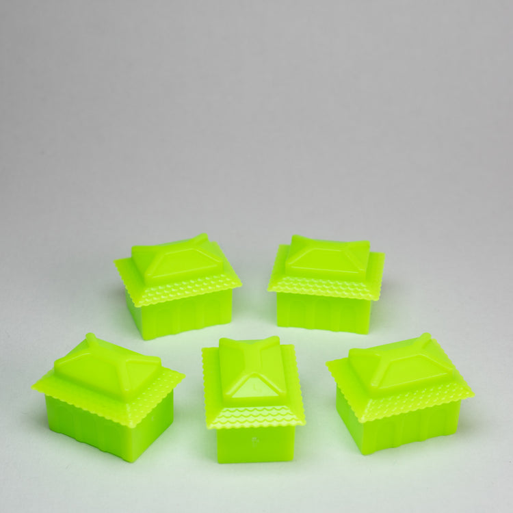 Green Eastern Style House 5 Pieces