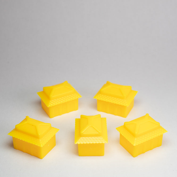 Yellow Eastern Style House 5 Pieces