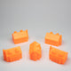 Orange Western Style House 5 Pieces