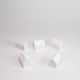 White Wooden Settlement House Pack of 5