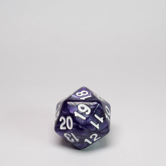 Purple Acrylic 22mm D20 Spindown