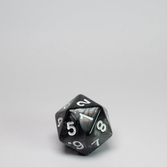 Black Acrylic 22mm D20 Spindown