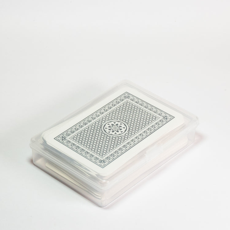Clear Plastic Card Deck Storage Box