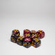 Purple / Black D6 12mm dice 10 pack