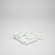White Wooden Sticks 25mm Pack of 10
