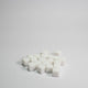 Opaque White Acrylic Cube 8mm Game Pieces 20 pack