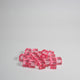 Pink Acrylic Cube 8mm Game Pieces 20 pack
