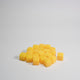 Opaque Yellow Acrylic Cube 8mm Game Pieces 20 pack