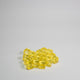 Yellow Acrylic Cube 8mm Game Pieces 20 pack