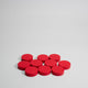 Red Wooden Discs 15mm Pack of 10