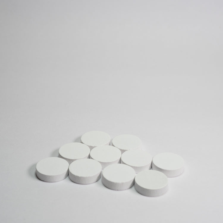 White Wooden Discs 15mm Pack of 10