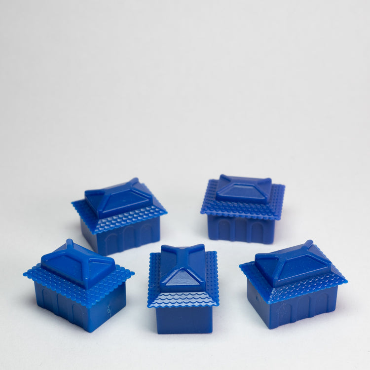 Blue Eastern Style House 5 Pieces