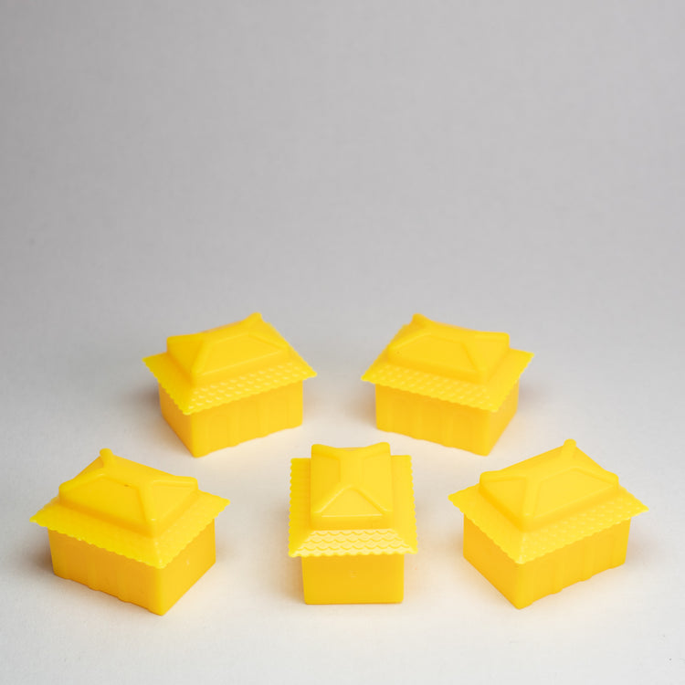 Yellow Eastern Style House 5 Pieces