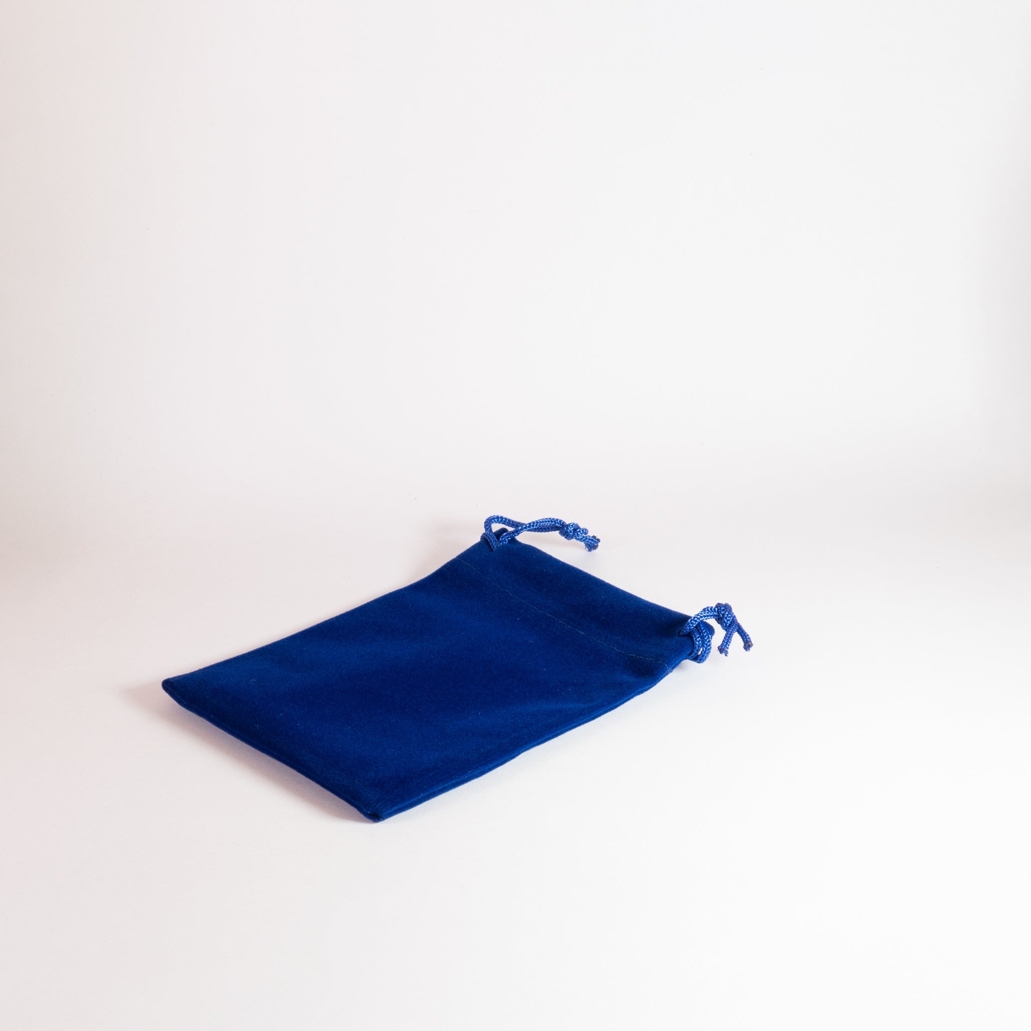 Blue Drawstring Blue Velvet 12x9cm Drawstring Bag – Tabletop Supply
