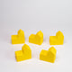 Yellow Wooden City Building Pack of 5