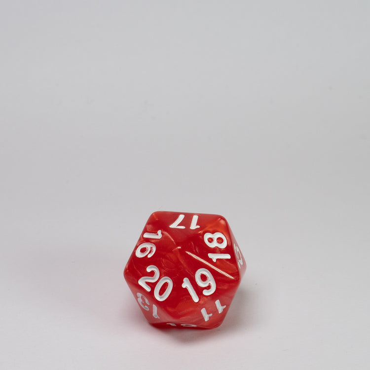 Red Acrylic 22mm D20 Spindown