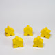 Yellow Wooden 15mm Meeple Pack of 5