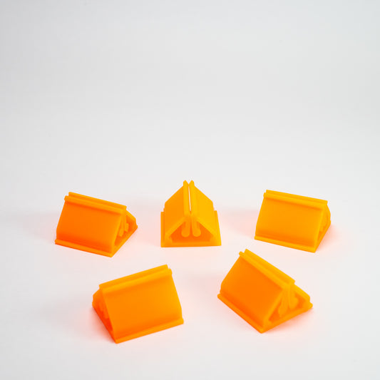 Orange Card Stand Clips Pack of 5