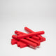 Red Wooden Sticks 50mm Pack of 10