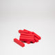 Red Wooden Sticks 25mm Pack of 10