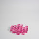 Rose Acrylic Cube 8mm Game Pieces 20 pack