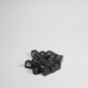 Dark Grey Acrylic Cube 8mm Game Pieces 20 pack