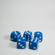 Blue 16mm D6 Dice Pack of 5