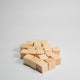Natural Wooden Cube 10mm Game Pieces 20 Pack (Old supplier)