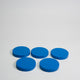 Blue Wooden Discs 25mm Pack of 5