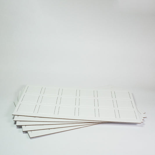 25mm Blank Punchboard Square Tiles